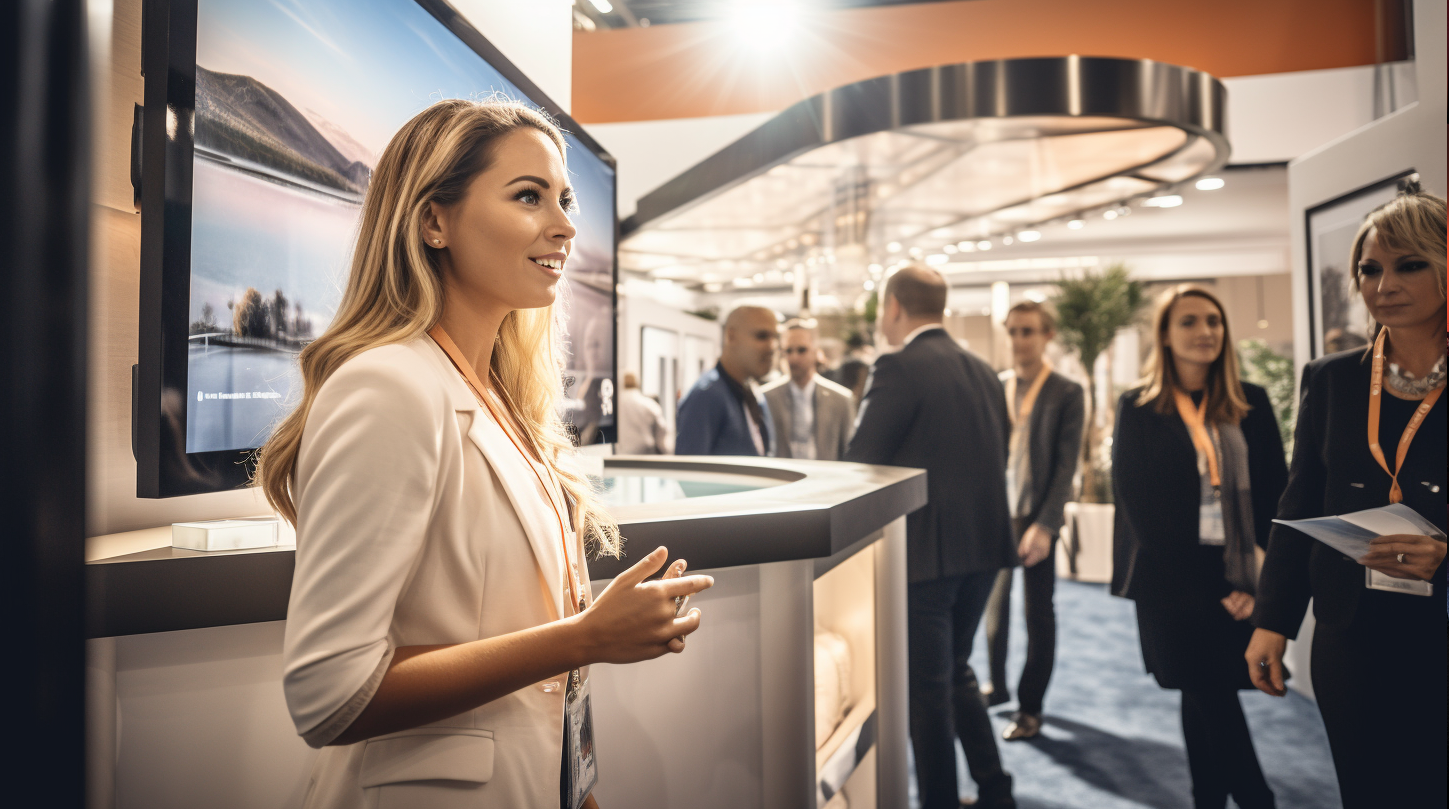 las vegas trade show models what they do